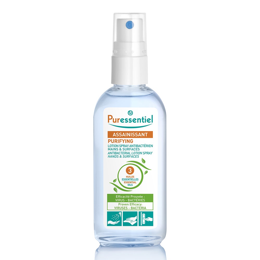 Puressentiel Sanitizing Antibacterial Spray For Hands And Surfaces Puressentiel 80ml