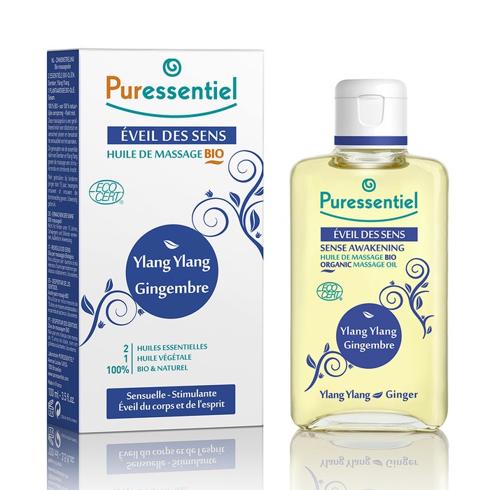 Awakening Of The Senses Ylang Ylang Ginger Massage Oil 100ml Bien-Être Puressentiel