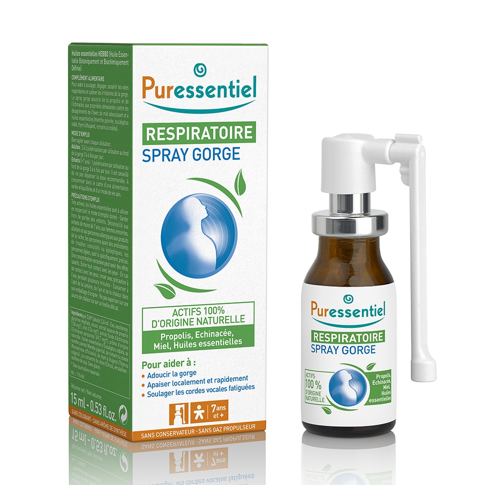 Puressentiel Respiratory Respiratory throat spray 15 ml