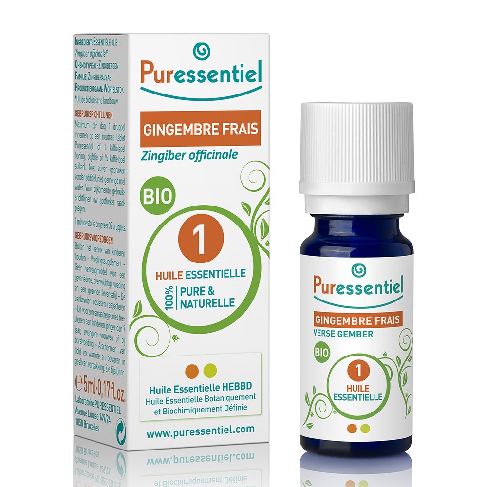 Puressentiel Essential Oils Ginger Essential Oil 5ml