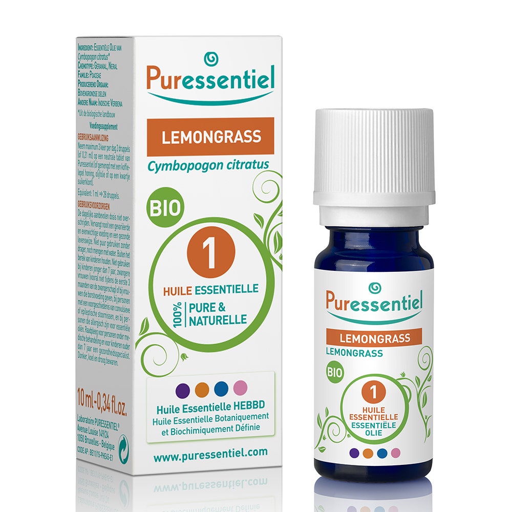 Puressentiel Essential Oils Organic Lemongrass Essential Oil 10ml