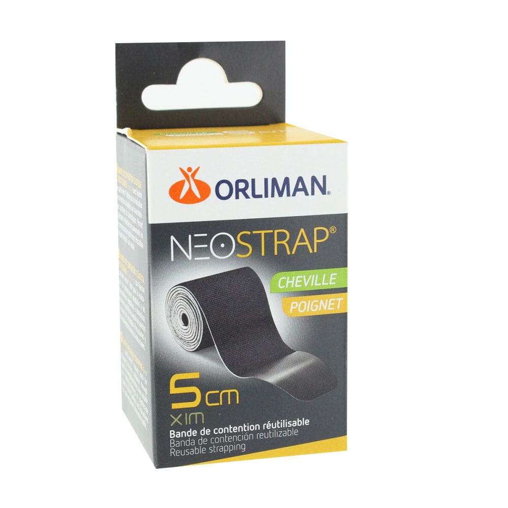 Orliman Ezyplast Contention Strap Black 5cm X 1m