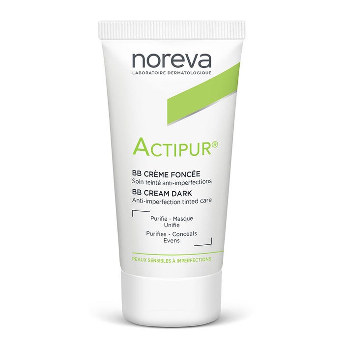 Noreva Actipur Bb Cream Dark Anti Imperfection Tinted Care 30ml Noreva