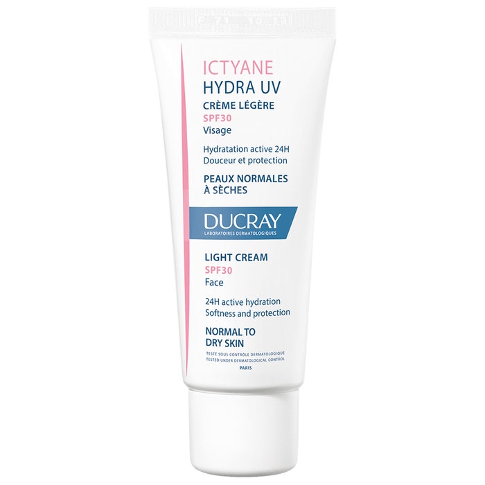Hydra Uv Face Light Cream Spf30 Normal To Dry Skin 40ml Ictyane Ducray