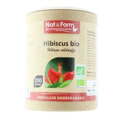Nat&Form ORGANIC HIBISCUS 200 capsules