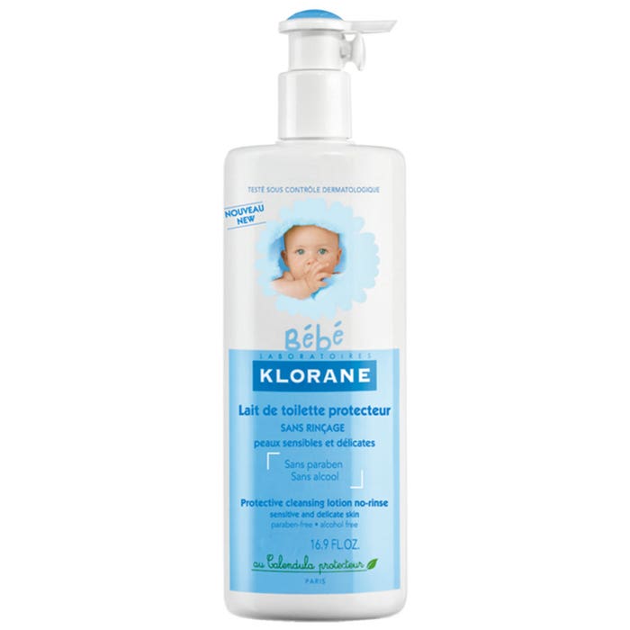 Baby Protective Cleansing Lotion No Rinse 750ml Klorane