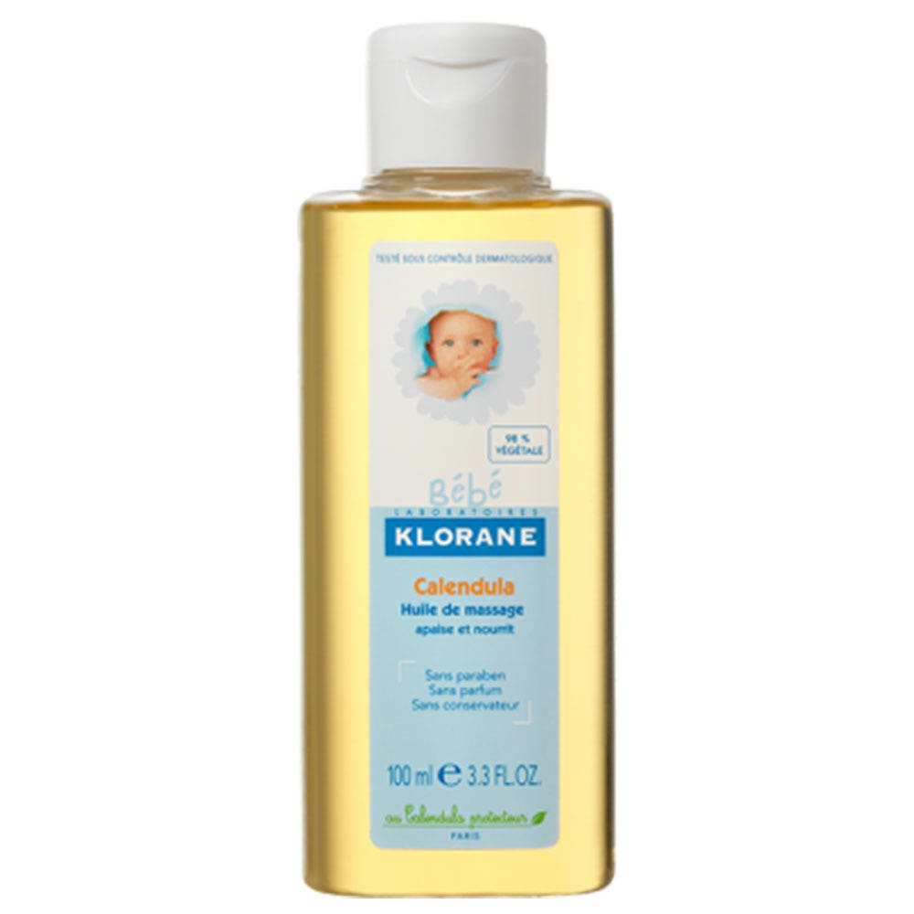 Klorane Baby Calendula Massage Oil 100ml