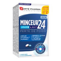 Forté Pharma Minceur 24 24 Day & Night Weight Loss For Men 2 X 28 Tablets