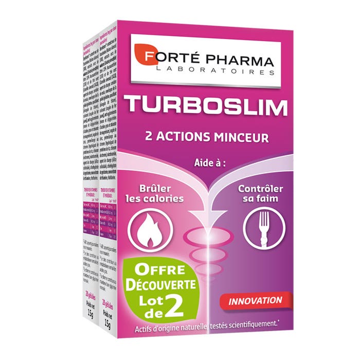 Turboslim 2 X 28 Tablets - Forté Pharma - Easypara