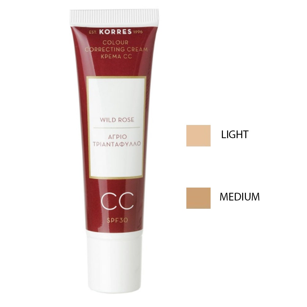 Korres Cc Tinted Cream With Wild Rose Spf30 30ml