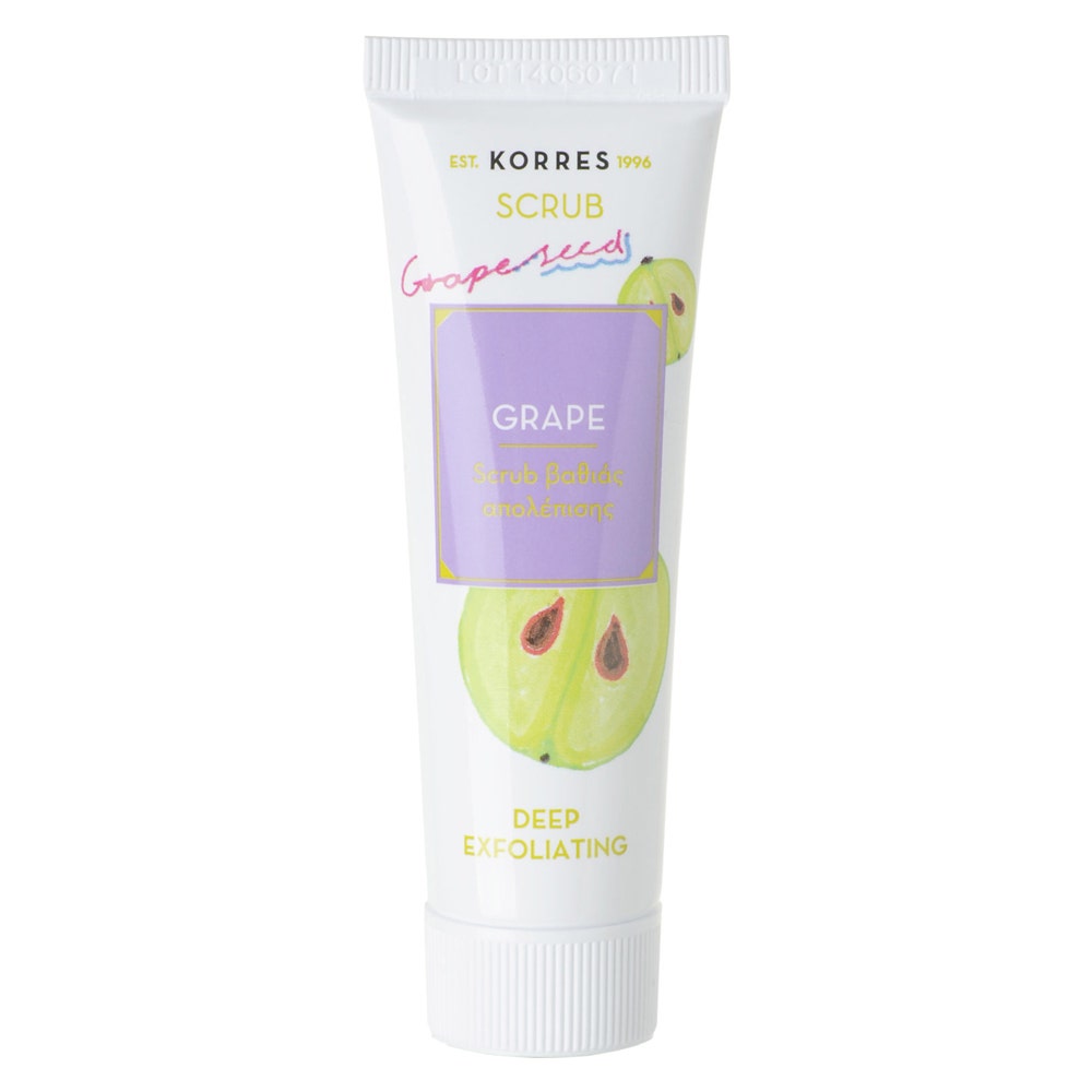 Korres Beauty Shots Grape Exfoliating Scrub Combination To Oily Skins 18ml