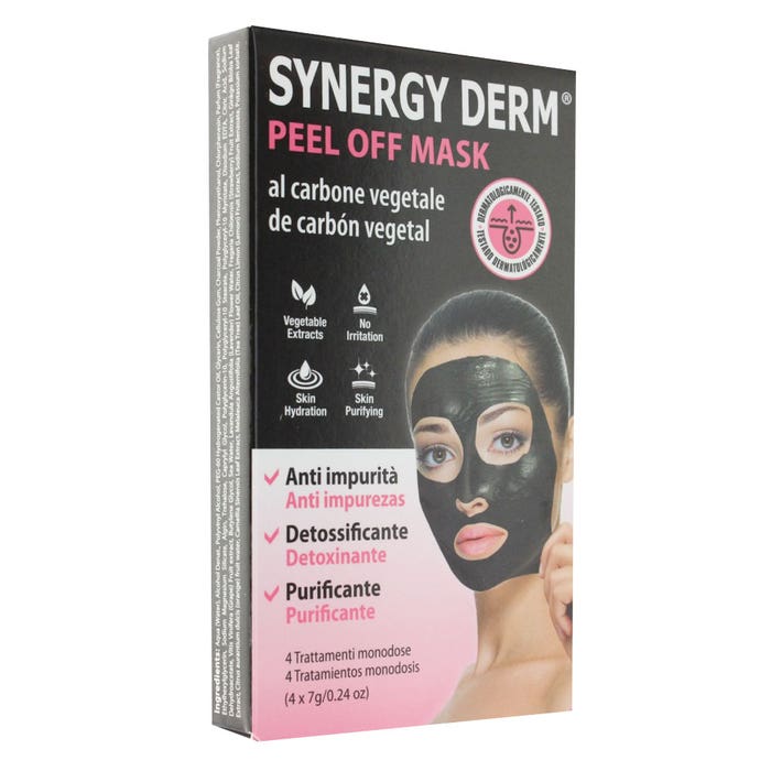 Charcoal Peel Off Face Mask 4x7g Incarose