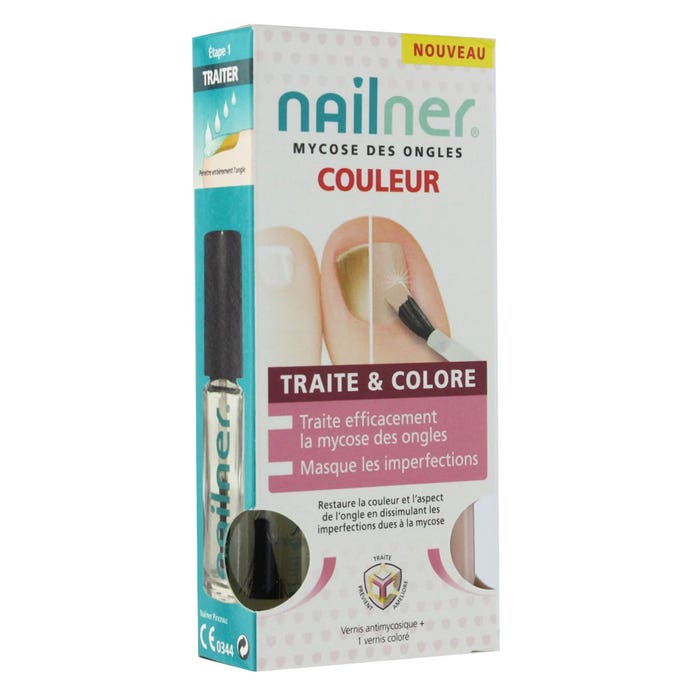 Traite Et Colore Nail Mycosis 2x5 ml Nailner