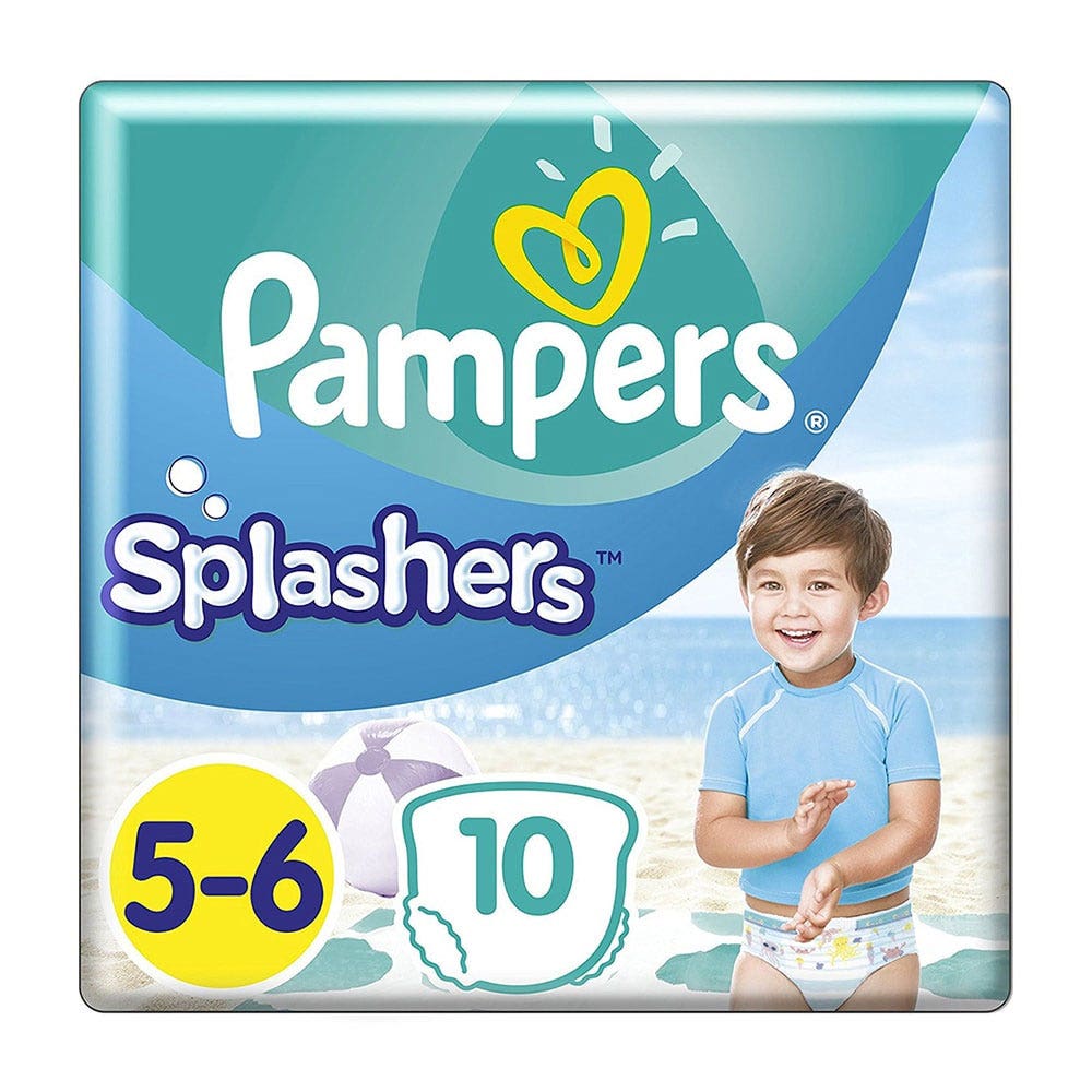 Pampers Splashers disposable swim pants size 5-6 (14kg+) 10 units