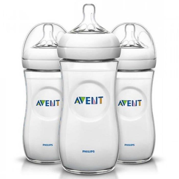 Avent Natural Baby Bottles Kit Classic+ Pp Silicone Teat Medium Flow From 3months 3x330 ml