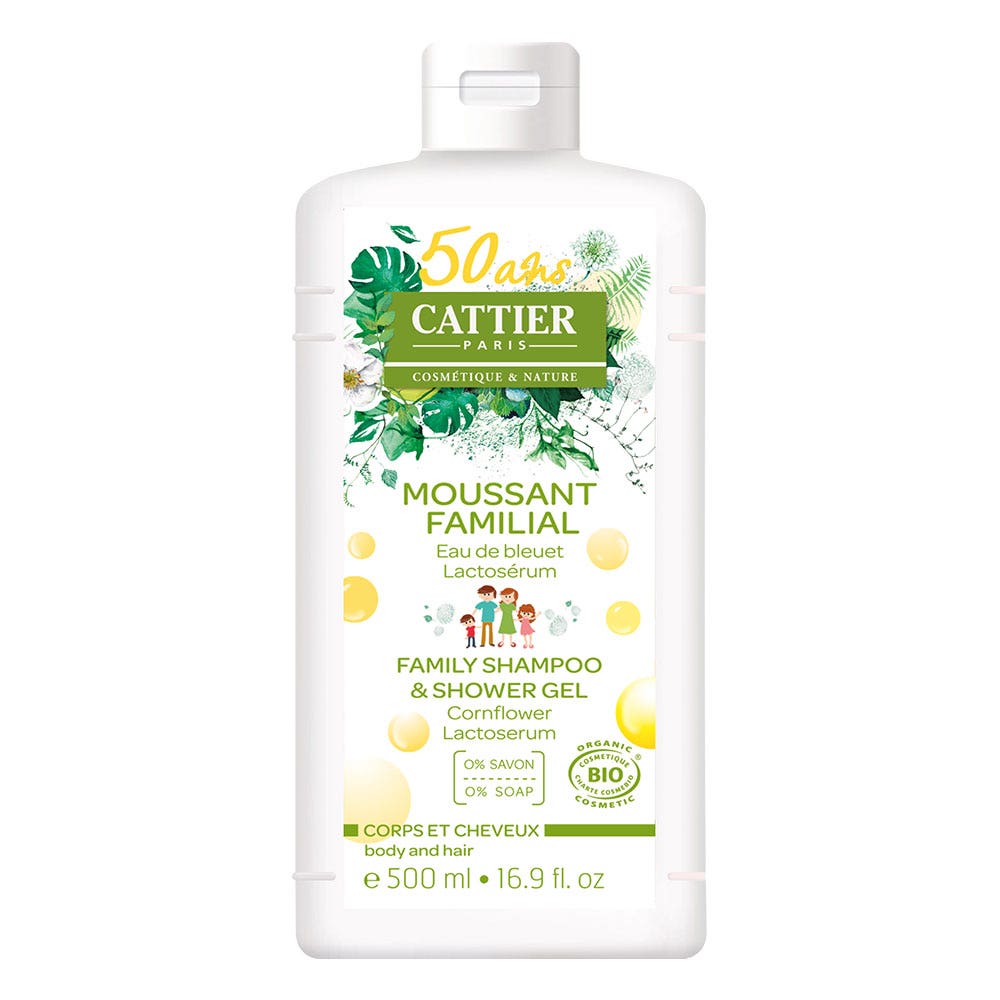 Cattier Shower Gel Family Shampoo And Shower Gel 500ml