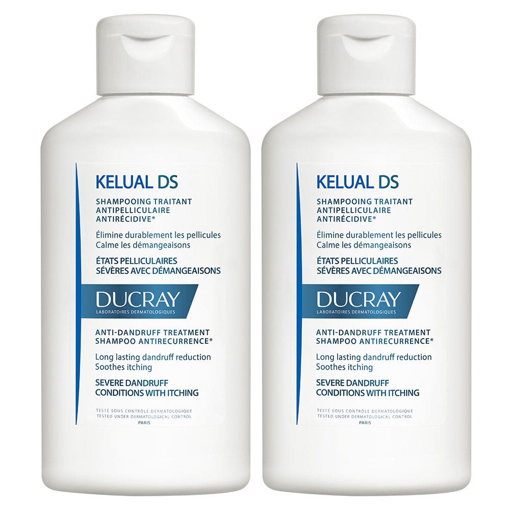Ducray Anti-Dandruff Shampoo Severe Itching 2x100ml