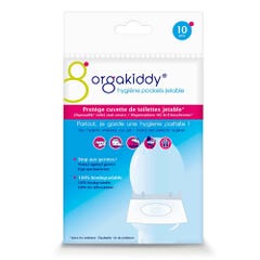 Orgakiddy Disposable Toilet Pan Protections X 10