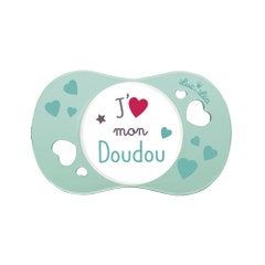 Luc Et Lea Physiological Silicone Pacifier Collection J'aime Mon Doudou Special Breastfed Babies From 6 Months