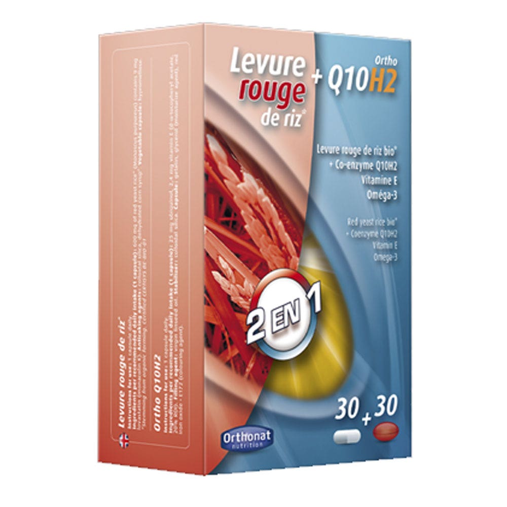 Orthonat Red Rice Yeast Ortho Q10 H2 30 Capsules