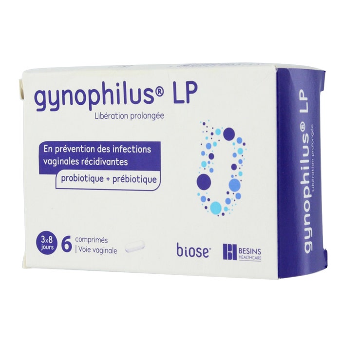 Lyocentre Gynophilus Lp x 6 vaginal tablets