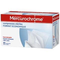 Mercurochrome Sterile Bandages 20cmx20 Economy X60