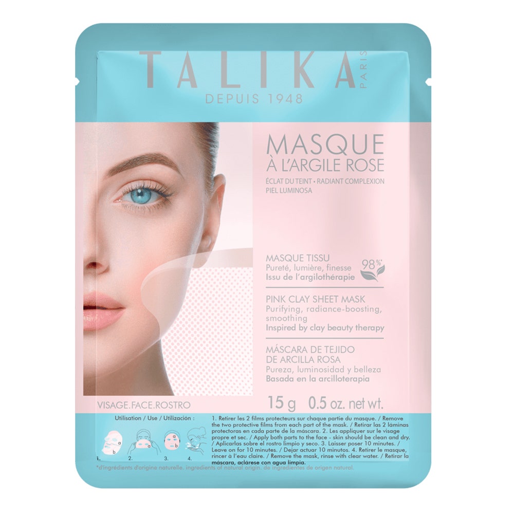 Talika Tissue Mask With Pink Clay Special Radiance 15 g