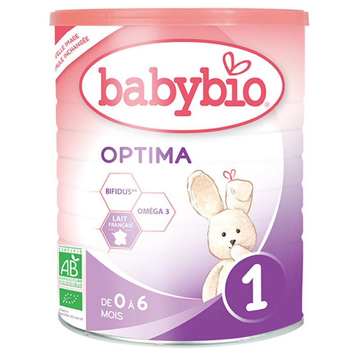 Optima 1organic Baby Formula Milk 900g Babybio