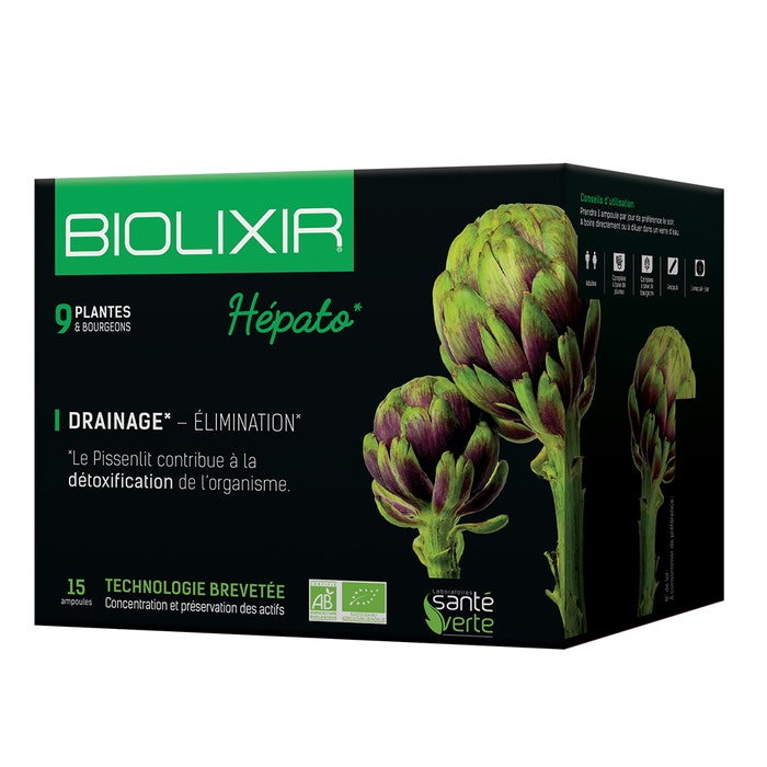 Sante Verte Bio Elixir Hepato 15 Phials