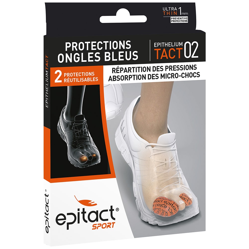Epitact Sport Blue Nails Protections X2