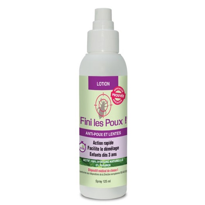 Lice And Nits Repellent Lotion 125ml Fini Les Poux