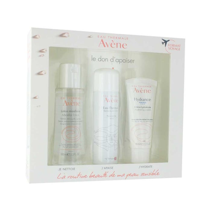Kit For Sensitive Skins Micellar Lotion Thermal Water Hydrating Cream 190ml Mes Essentiels Avène