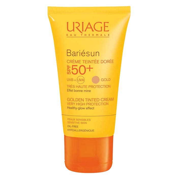 Spf50+ Golden Tinted Cream Sensitive Skins 50 ml Uriage
