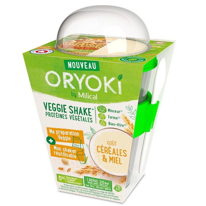 Milical Oryoki Shaker Veggie Shake Cereals And Honey 1 Portion