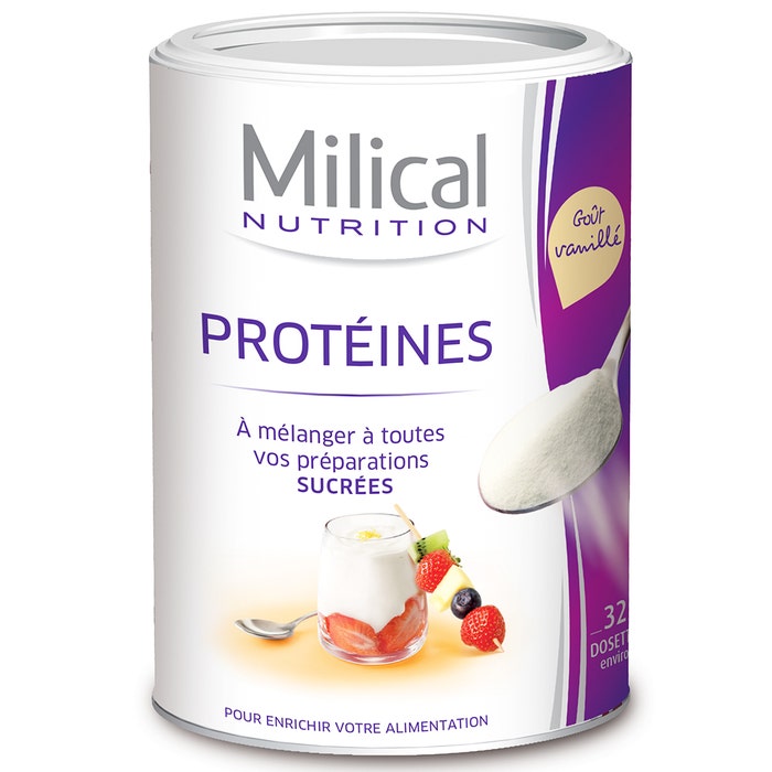 Proteins Vanilla Taste 400 g Proteines Milical