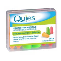 Quies Foam Hearing Protection Comfort 35db 6 Pairs