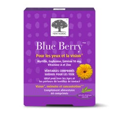 New Nordic Blue Berry Eyebright 60 Tablets 60 Comprimes