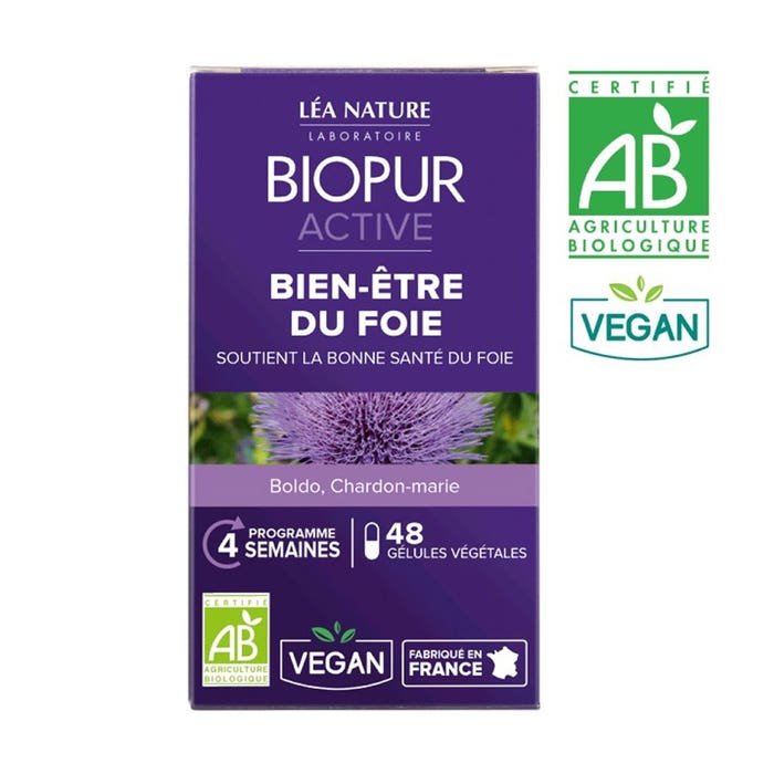 Liver Health X 48 Vegetable Capsules Active Biopur