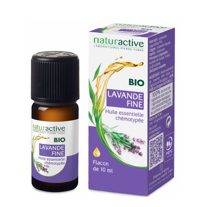 Naturactive Organic Fine Lavender Essential Oil 10 ml