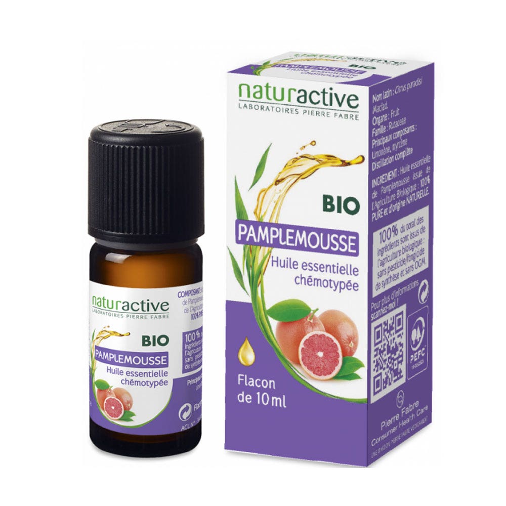 Naturactive Organic Grapefruit Essential Oil 10 ml