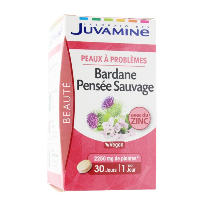 Wild Pansy & Burdock 30 tablets Juvamine