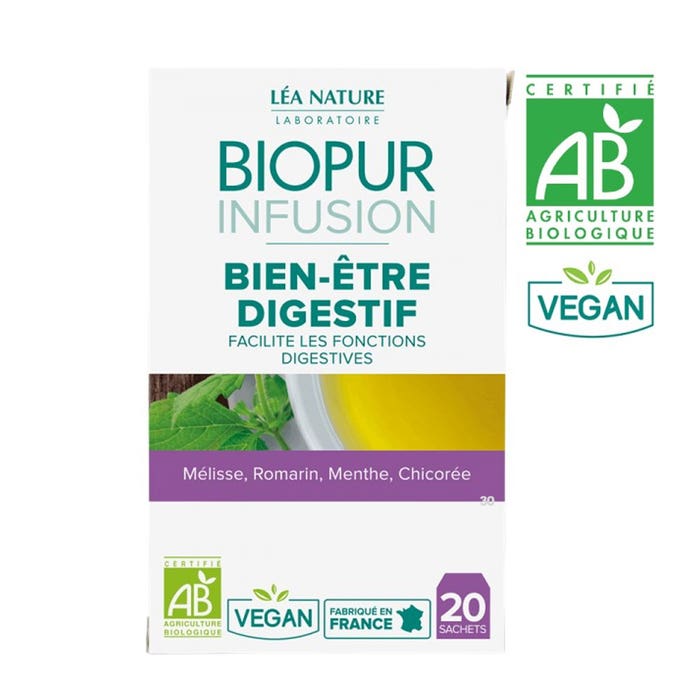 Organic Infusion Digestive Comfort X 20 Bags Biopur