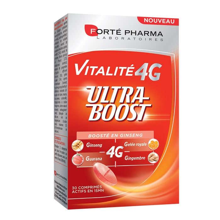 Forté Pharma Ultra Boost 4G Vitality 30 tablets - Easypara