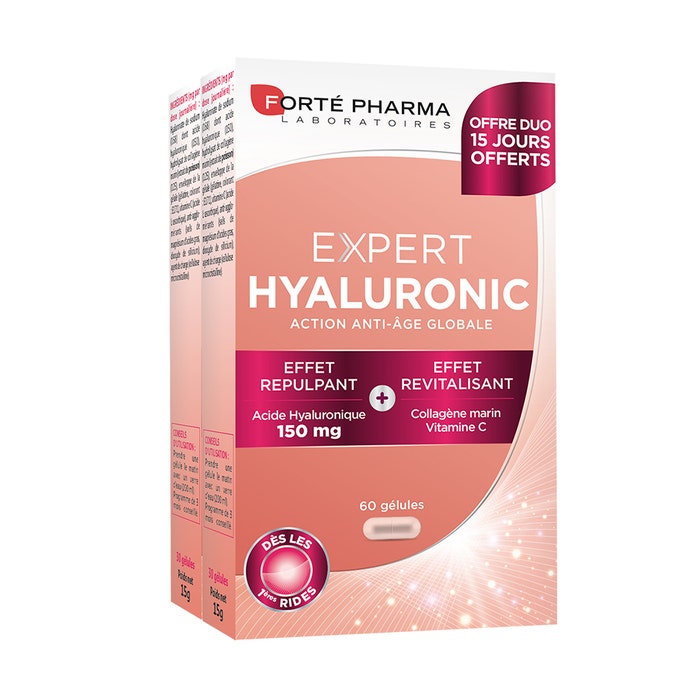 Forté Pharma Hyaluronic Global Anti Ageing Action 2x30 Capsules