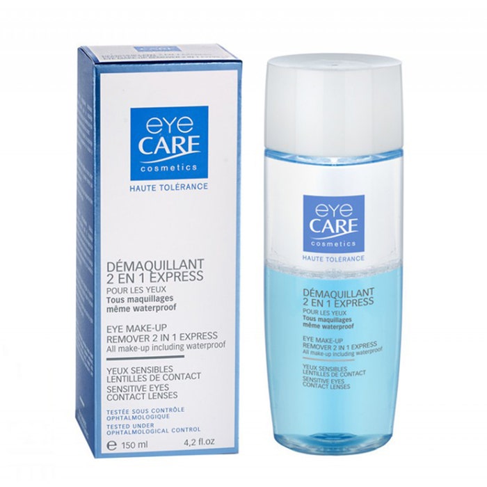 2 In 1 Express Eye Make Up Remover 150ml Eye Care Cosmetics