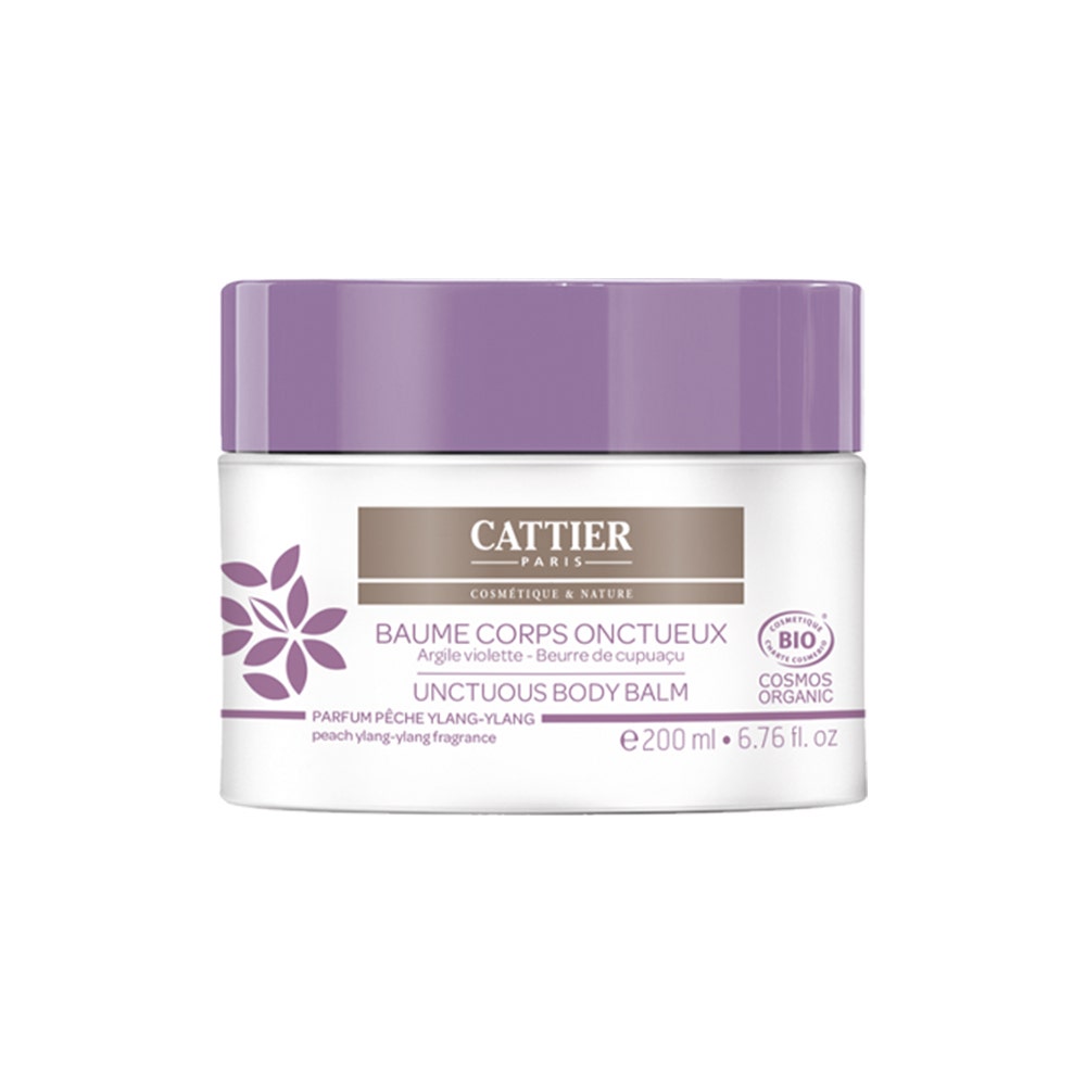 Cattier Organic Creamy Body Balm Peach & Ylang-ylang 200ml