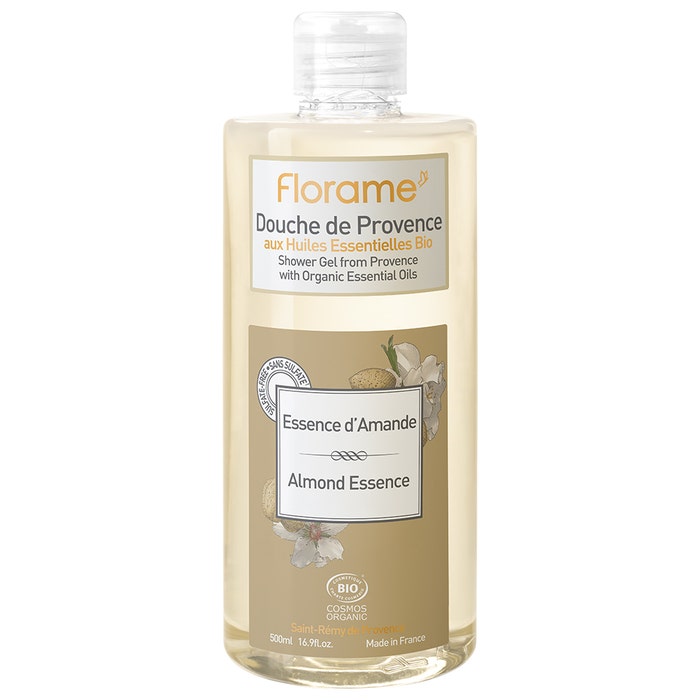 Shower Gel De Provence Almond Essence Bioes 500ml Florame