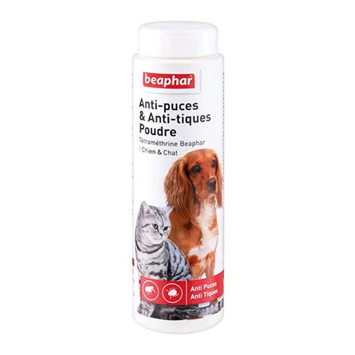 Beaphar Tetramethrin Flea & Tick Powder For Dogs & Cats 150g