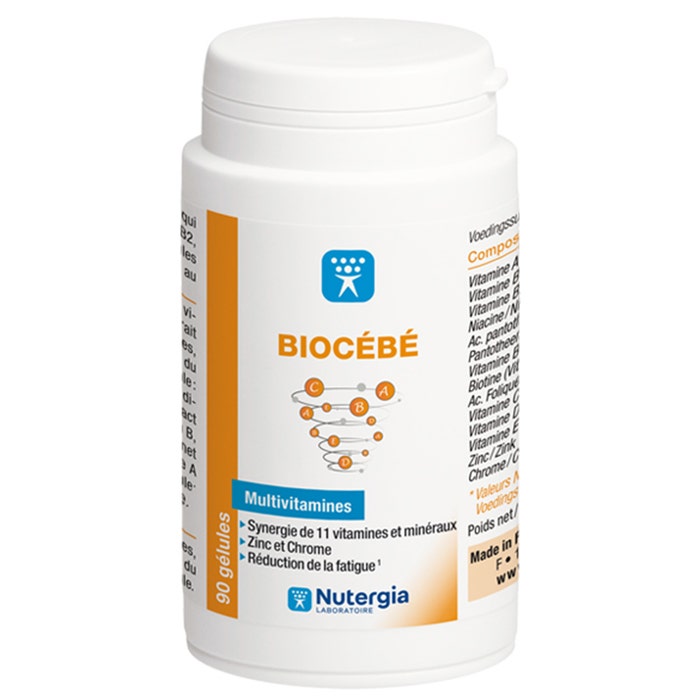Nutergia Biocebe Vitamins And Essential Nutrients X 100 Capsules
