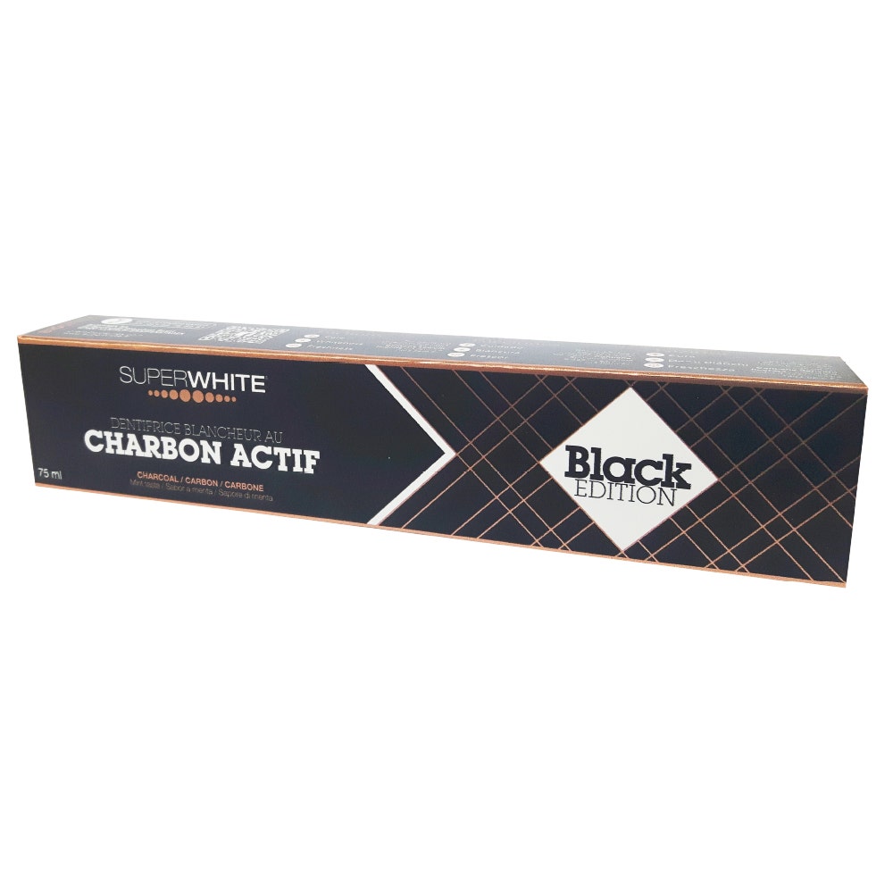 Superwhite Black Edition Whitening Toothpaste With Charcoal 75 ml